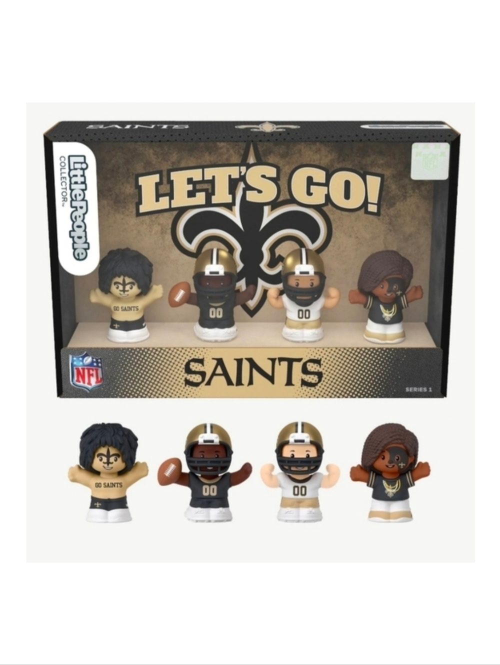 Fisher-Price Little People Collector x NFL New Orleans Saints Set.